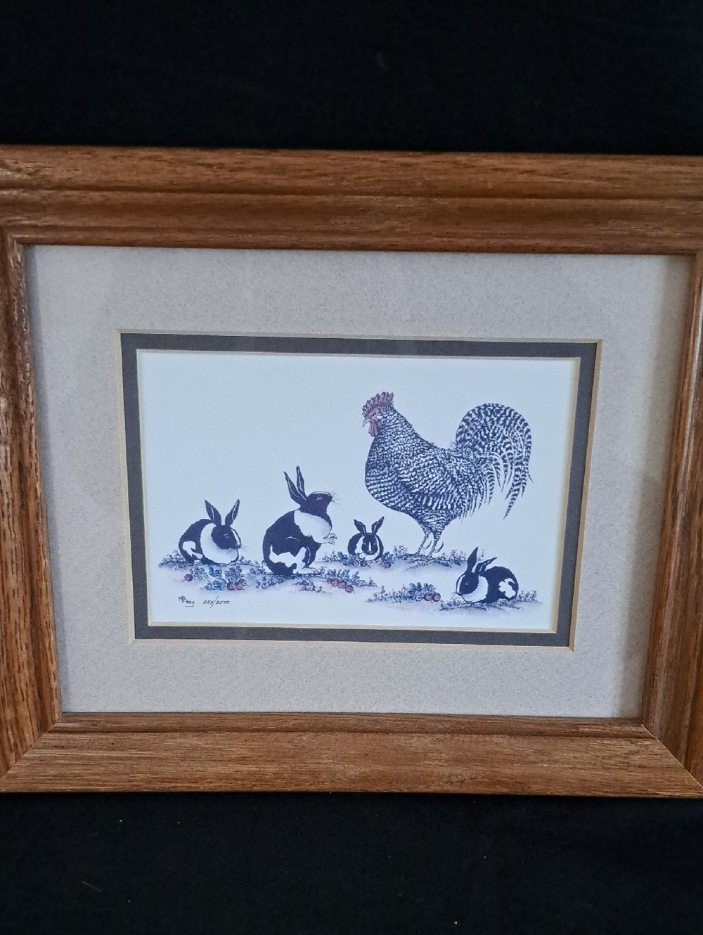Framed M Frey Print